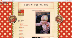 Desktop Screenshot of lovetojunk.blogspot.com