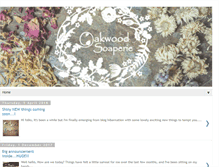 Tablet Screenshot of oakwoodsoaperie.blogspot.com