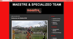 Desktop Screenshot of maestreteam.blogspot.com