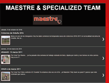 Tablet Screenshot of maestreteam.blogspot.com