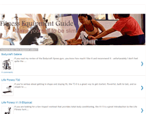 Tablet Screenshot of fitnessequipment-guide.blogspot.com