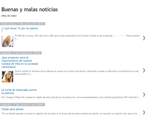 Tablet Screenshot of buenasymalasnoticias.blogspot.com