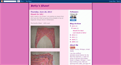 Desktop Screenshot of bettys-shawl.blogspot.com