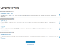 Tablet Screenshot of competitionworldias.blogspot.com