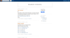 Desktop Screenshot of marensiegel.blogspot.com
