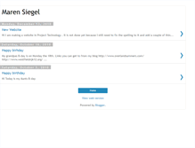 Tablet Screenshot of marensiegel.blogspot.com