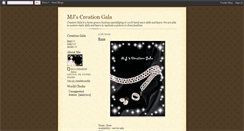 Desktop Screenshot of creationgala.blogspot.com