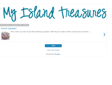 Tablet Screenshot of my-island-treasures.blogspot.com