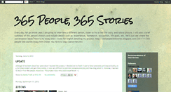 Desktop Screenshot of 365people365stories.blogspot.com