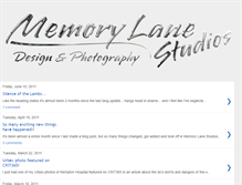 Tablet Screenshot of memorylanestudios.blogspot.com