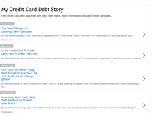 Tablet Screenshot of creditcarddebthelp.blogspot.com