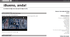 Desktop Screenshot of bueno-anda.blogspot.com