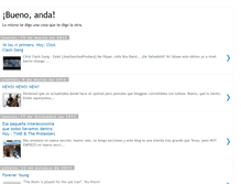 Tablet Screenshot of bueno-anda.blogspot.com