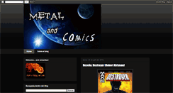 Desktop Screenshot of metal-comics-planet.blogspot.com