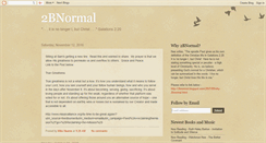 Desktop Screenshot of 2bnormal.blogspot.com