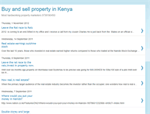 Tablet Screenshot of kenyaproperty.blogspot.com