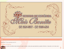 Tablet Screenshot of esteticamaisbonita.blogspot.com