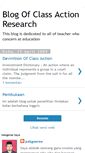 Mobile Screenshot of classactionresearch.blogspot.com