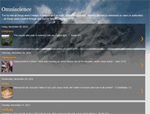 Tablet Screenshot of omnisciently-one.blogspot.com