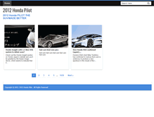 Tablet Screenshot of honda-pilot.blogspot.com