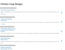 Tablet Screenshot of mychickencoopdesigns.blogspot.com