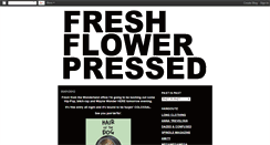 Desktop Screenshot of freshflowerpressed.blogspot.com