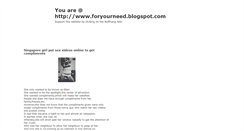 Desktop Screenshot of foryourneed.blogspot.com