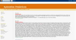 Desktop Screenshot of episodios-vesanicos.blogspot.com