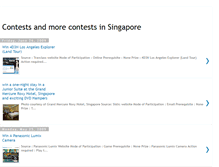 Tablet Screenshot of contestsinsg.blogspot.com