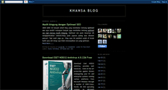 Desktop Screenshot of khansa99.blogspot.com