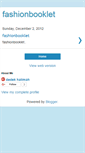 Mobile Screenshot of fashionbooklet.blogspot.com