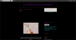 Desktop Screenshot of elrincondelosmiserables.blogspot.com