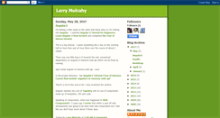 Desktop Screenshot of larrymulcahy.blogspot.com