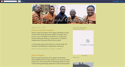 Desktop Screenshot of gospelcommandoes.blogspot.com