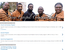 Tablet Screenshot of gospelcommandoes.blogspot.com