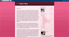 Desktop Screenshot of haileyhagins.blogspot.com