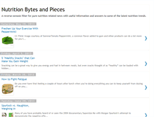 Tablet Screenshot of consumingnutrition.blogspot.com