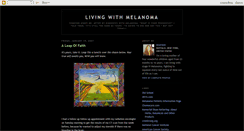 Desktop Screenshot of livingwithmelanoma.blogspot.com