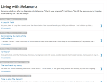 Tablet Screenshot of livingwithmelanoma.blogspot.com