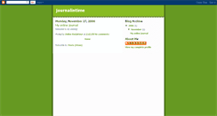 Desktop Screenshot of journalintime.blogspot.com