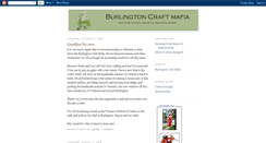 Desktop Screenshot of burlingtoncraftmafia.blogspot.com