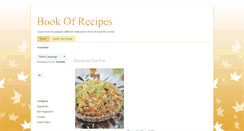 Desktop Screenshot of book-of-recipes.blogspot.com