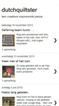 Mobile Screenshot of dutchquiltster.blogspot.com