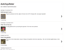 Tablet Screenshot of dutchquiltster.blogspot.com