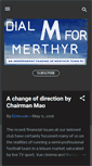 Mobile Screenshot of dialmformerthyr.blogspot.com