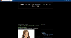 Desktop Screenshot of kara-dioguardi-images.blogspot.com