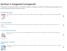 Tablet Screenshot of genitoriconsapevoli.blogspot.com