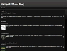 Tablet Screenshot of marqpatband.blogspot.com