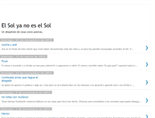 Tablet Screenshot of elsolyanoeselsol.blogspot.com