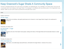 Tablet Screenshot of keepsugarsheds.blogspot.com